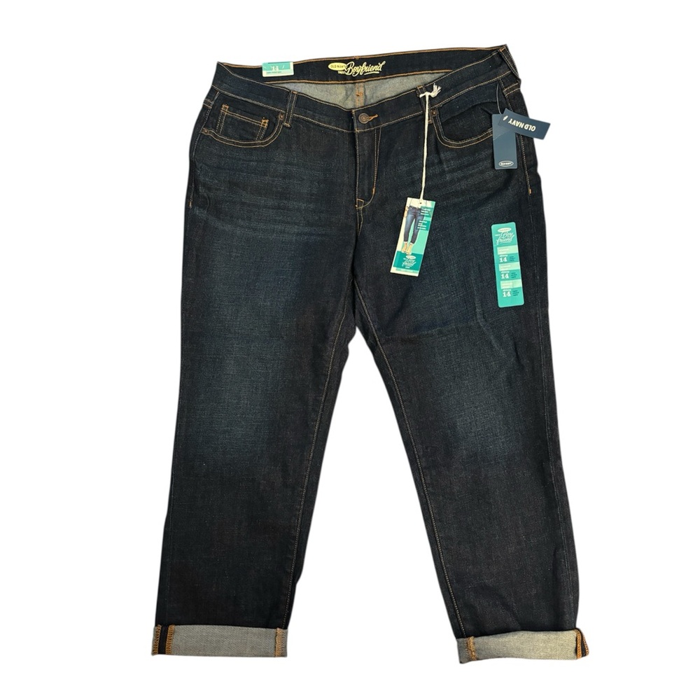 NWT Old Navy Dark Wash Boyfriend Skinny Jeans for Women